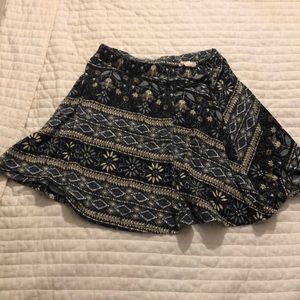 Size small designed skater skirt